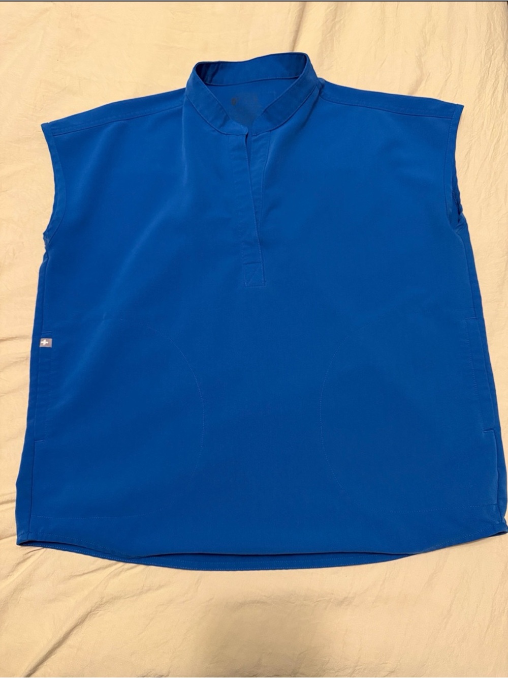 FIGS Royal Blue Rafaela Scrub Top